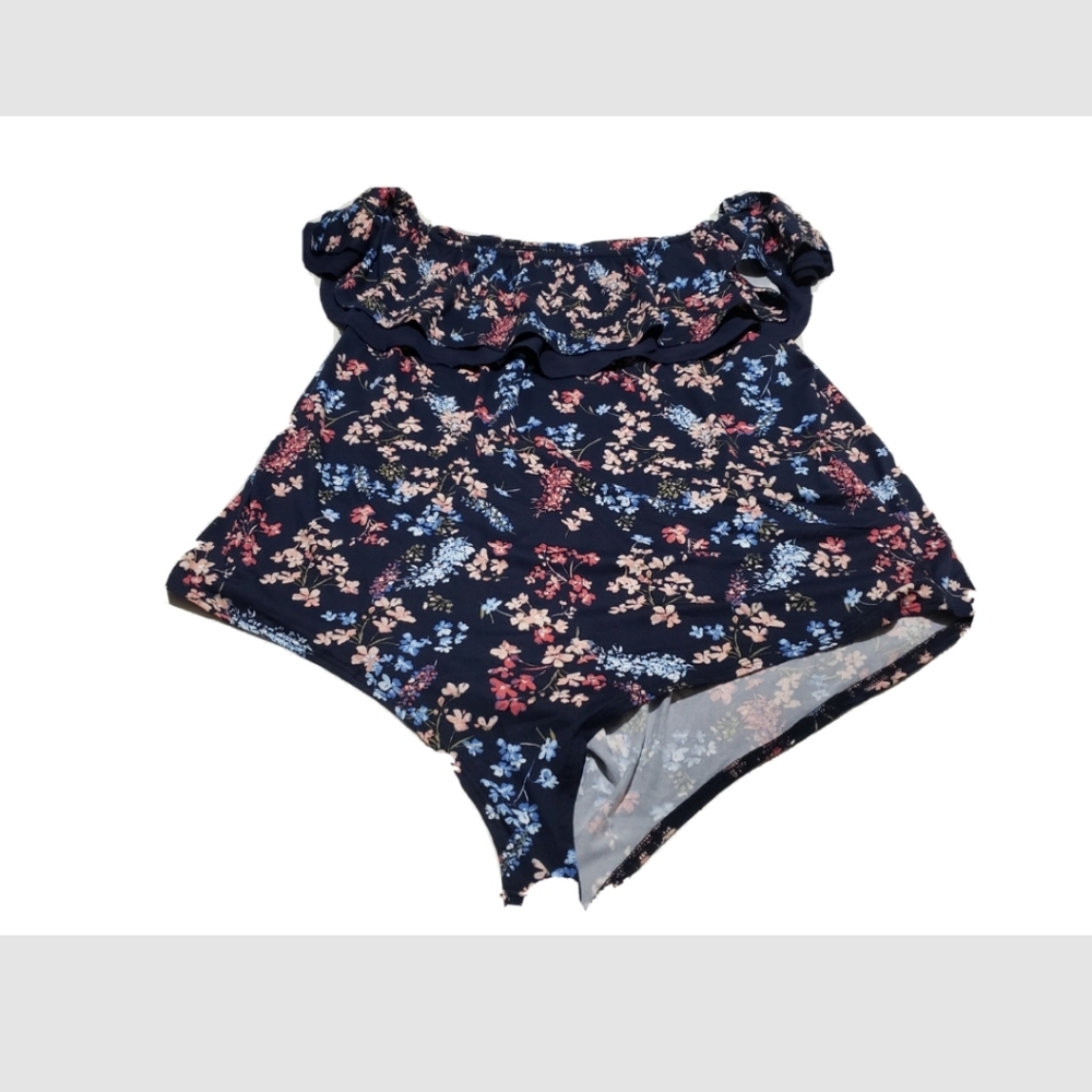 Plus size ruffled neck body suit